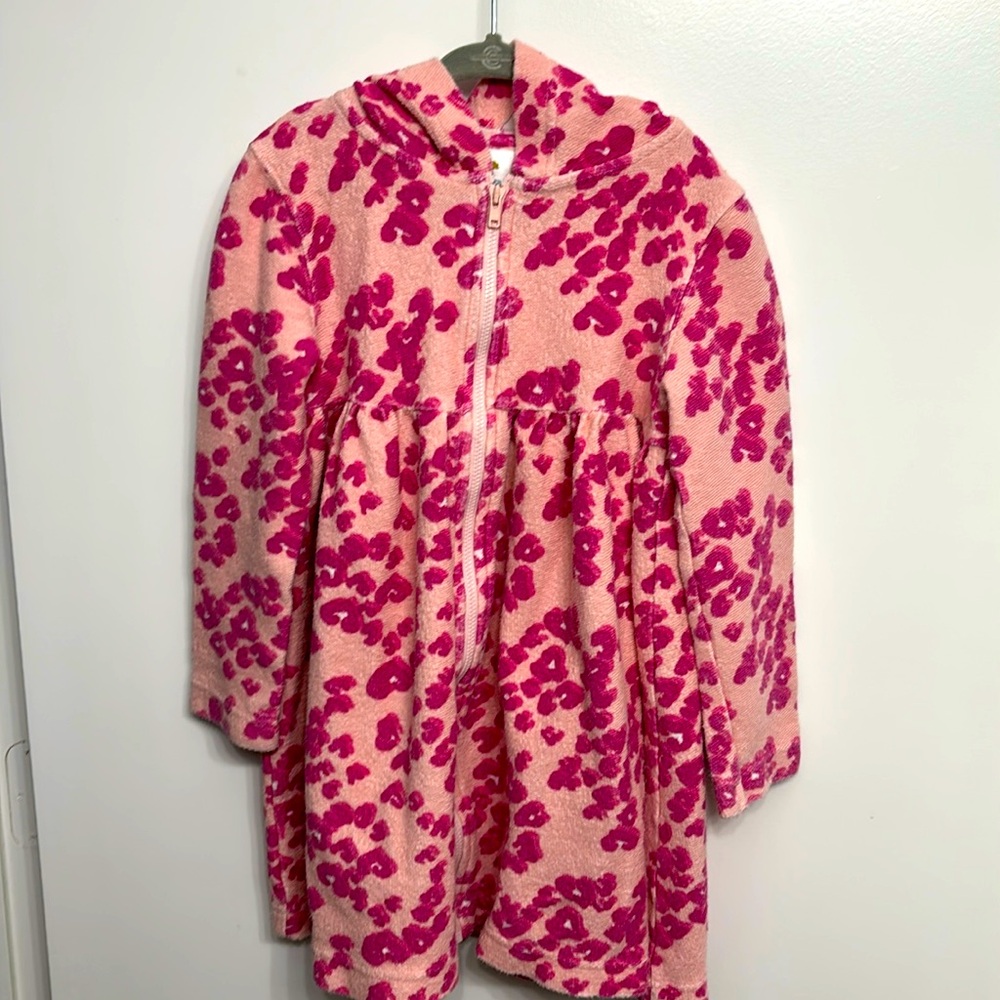Tucker & Tate long sleeve zip swim coverup. Size 5